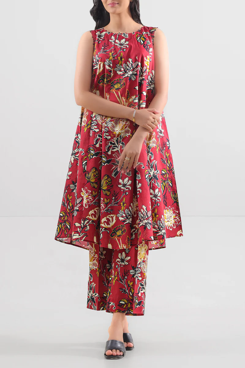 Unstitched Printed Lawn 2 Piece (Shirt/Trouser)
