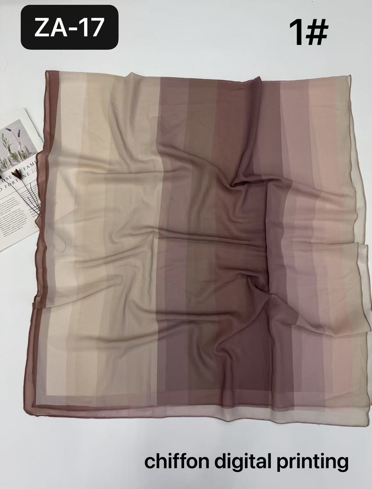 Printed chiffon FPS 0088