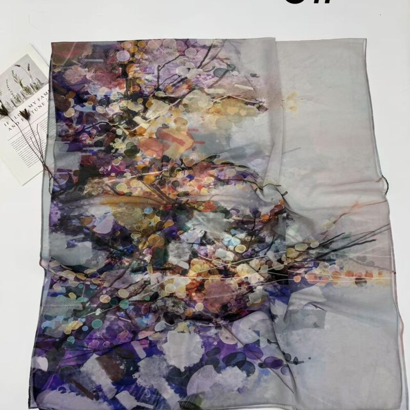 Printed chiffon FPS 0094