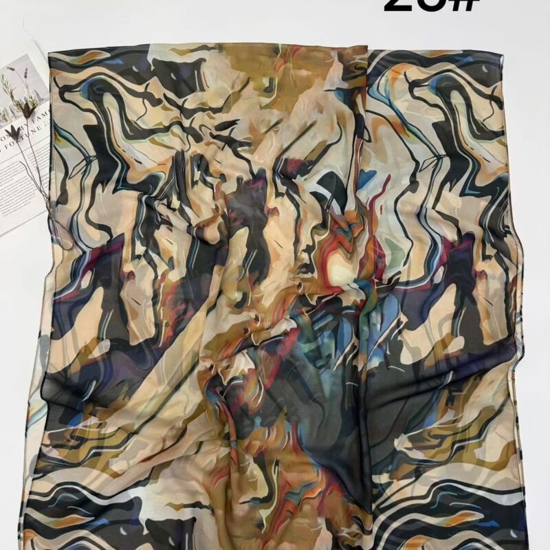 Printed chiffon FPS 0110