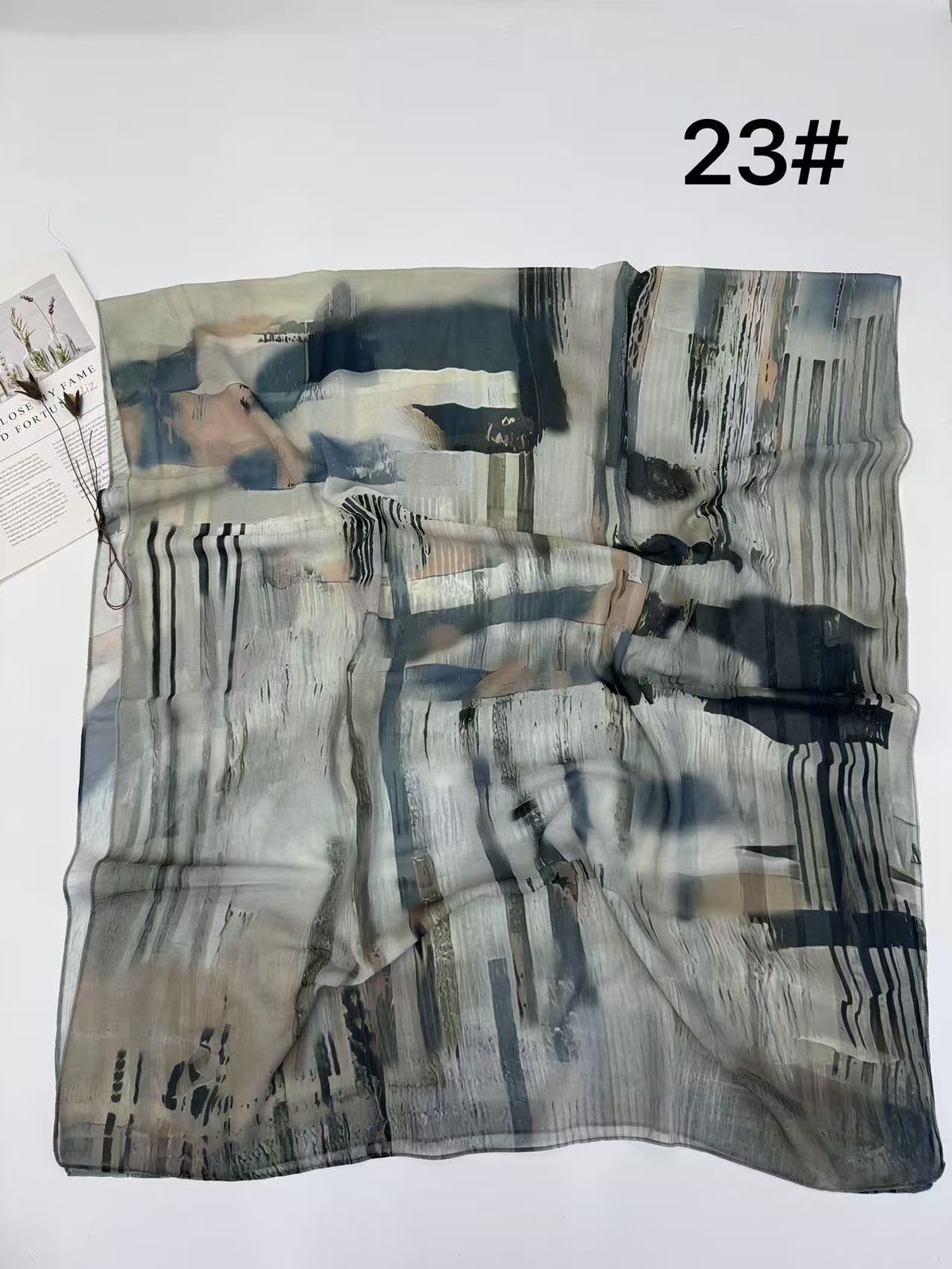 Printed chiffon FPS 0112