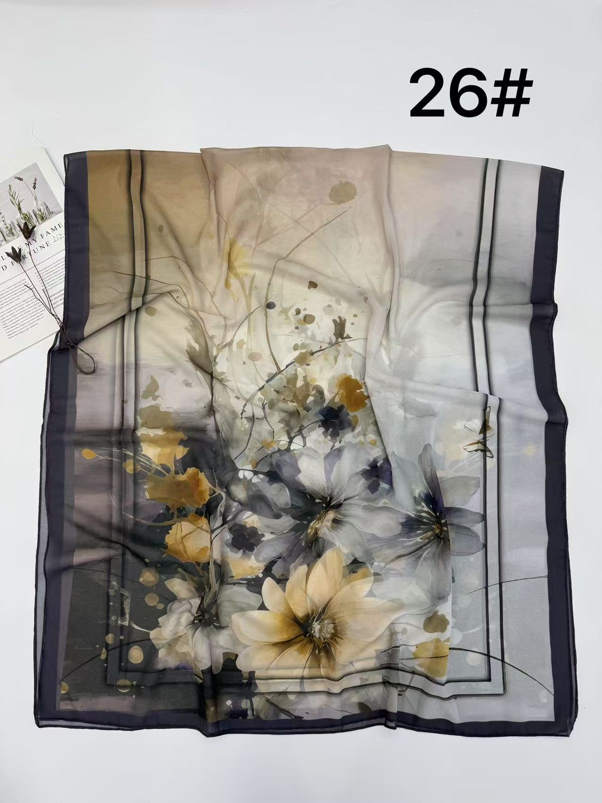 Printed chiffon FPS 0113