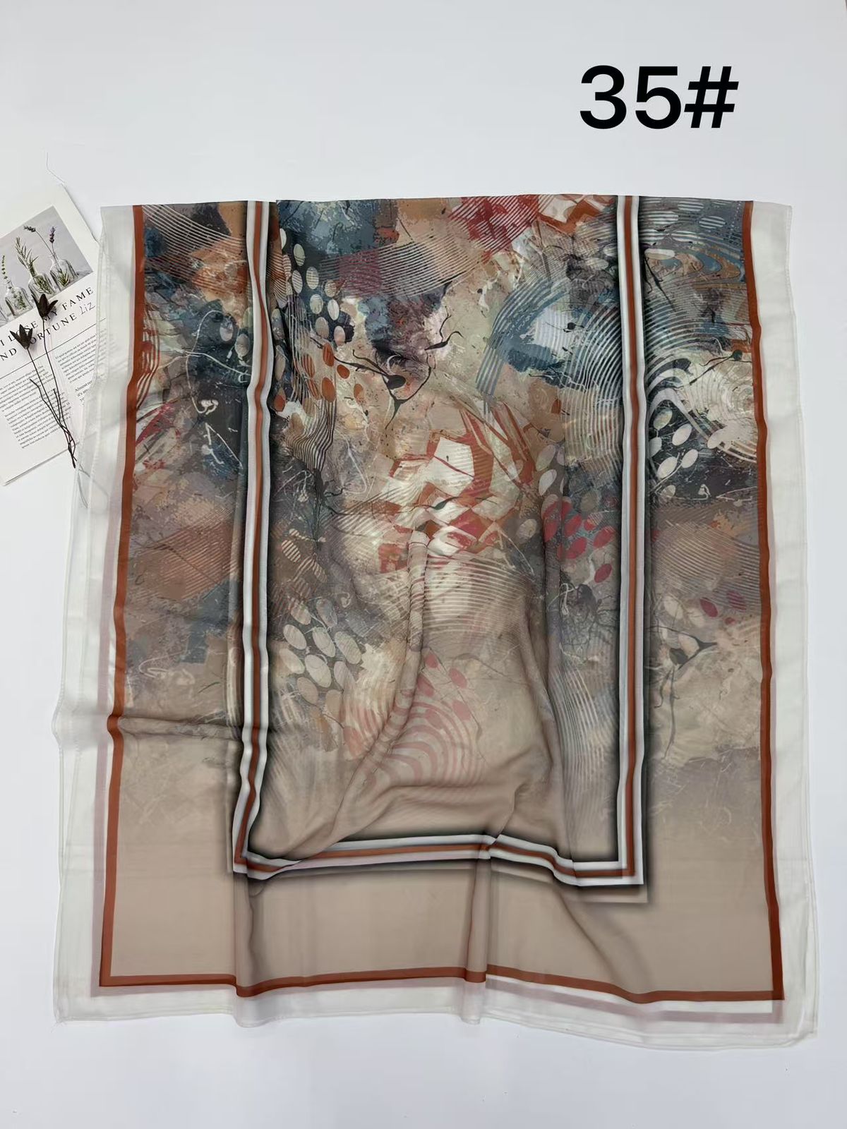 Printed chiffon FPS 0119