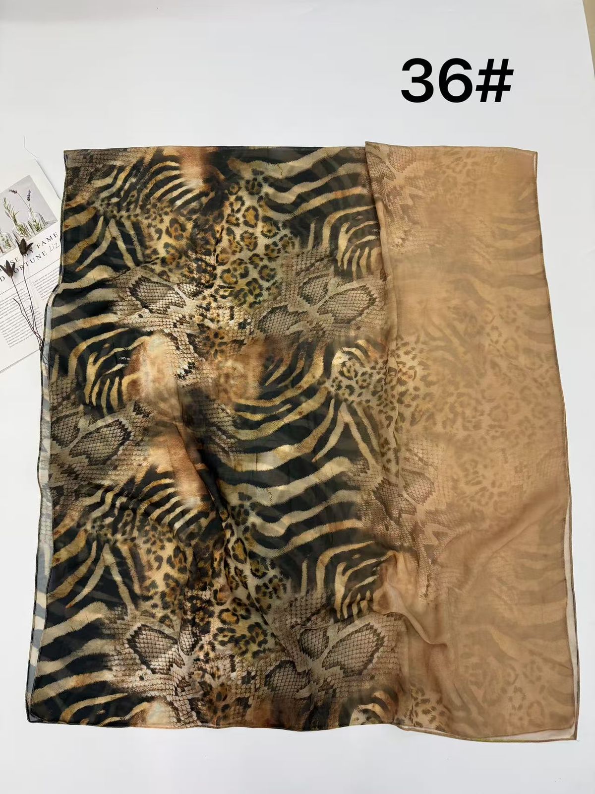 Printed chiffon FPS 0120