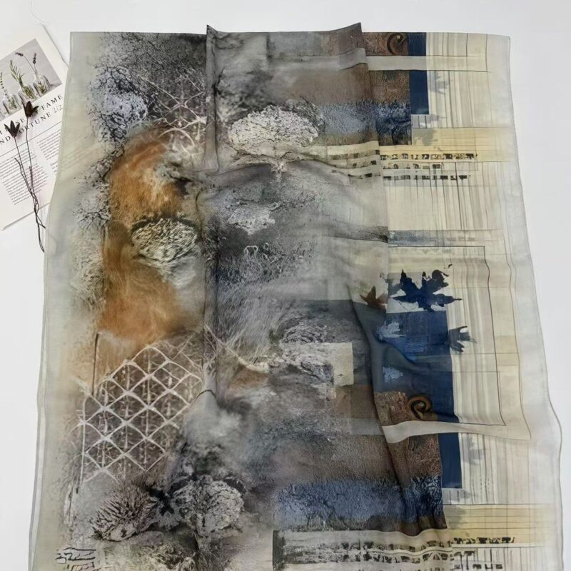 Printed chiffon FPS 0123