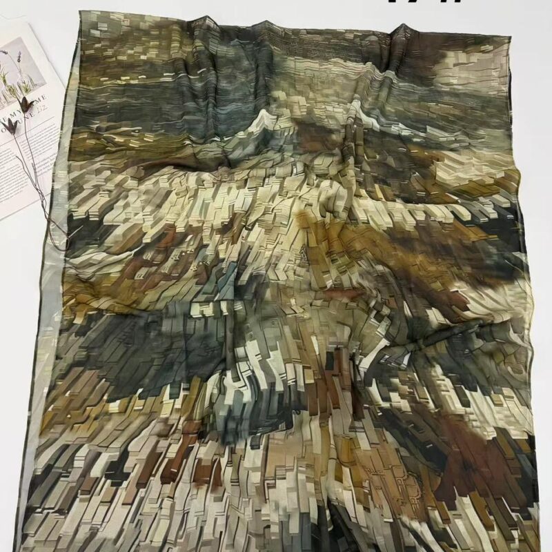 Printed chiffon FPS 0130